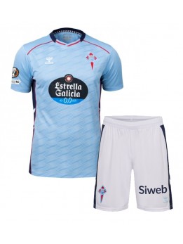 Celta Vigo Replika Hemmakläder Barn 2025-26 Kortärmad (+ byxor)